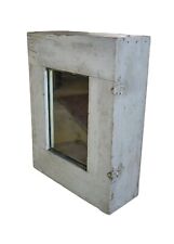 Antique Shabby White Wall Medicine Cabinet, Cupboard with Mirror  for sale  Shipping to South Africa