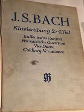 Used, Sheet Music, Books J S Bach Das Wohltemperierte Klavier Teil II + klavieruburg for sale  Shipping to South Africa