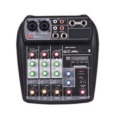 Mixer de áudio 4 canais Bluetooth USB console de mixagem de som amplificador estúdio V1T8 comprar usado  Enviando para Brazil