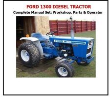 Used, Tractor Repair, Parts & Operator Manual Fits FORD 1300 Complete Manual Set for sale  New York