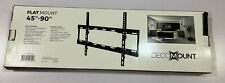 Deco Mount Flat TV Screen Wall Mount 45"-90" Mounting Hardware Black Home Audio for sale  Shipping to South Africa