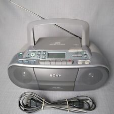 Usado, Sony CFD-S01 CD Cassete Rádio AM/FM Portátil Boombox Reprodutor Estéreo FUNCIONA TESTADO comprar usado  Enviando para Brazil