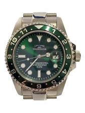 Usado, Technos Tsm419 relógio masculino quartzo redondo 45mm data verde vintage fabricado na Suíça comprar usado  Enviando para Brazil