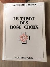 Georges Saint Bonnet Le Tarot des Rose-Croix 1976 ed. augm de dessins de 3 lames d'occasion  Paris II