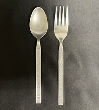 Used, National Stainless Korea CONSTELLANO Pattern Teaspoon & Salad Fork for sale  Shipping to South Africa