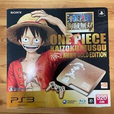 PlayStation 3 PS3 One Piece Kaizoku Musou Gold Edition Console Box Set Tested, used for sale  Shipping to South Africa