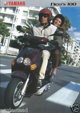 Scooter brochure yamaha d'occasion  Expédié en Belgium