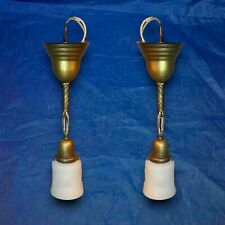 Pair brass pendant for sale  Indianapolis