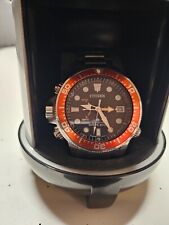 Relógio de pulso masculino Citizen BN2039-59E Promaster Aqualand - face preta, mostrador laranja comprar usado  Enviando para Brazil