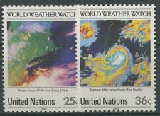 UNO New York 1989 Weltwetterwacht Satellitenbild Sturm Taifun 575/76 postfrisch comprar usado  Enviando para Brazil