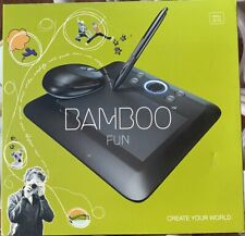 Tablet de desenho Wacom Bamboo Fun NOVO CTE450K USB com caneta e mouse, preto comprar usado  Enviando para Brazil