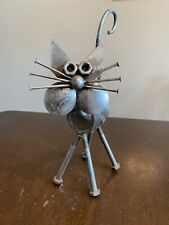 Metal cat ornament for sale  LISKEARD