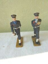 Occasion, Lot de 2 Figurines Soldat Fanfare Plastique STARLUX  Képi Bleu d'occasion  Pont-Évêque