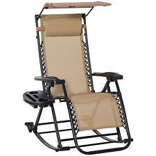 Outsunny folding recliner for sale  Shipping to Ireland