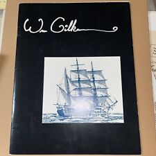 1985 William Gilkerson Artist Booklet: American Whalers Whaling History Art List comprar usado  Enviando para Brazil