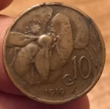 Moneta centesimi 1919 usato  Olbia