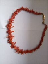 Coral necklace inches for sale  SOUTHAMPTON