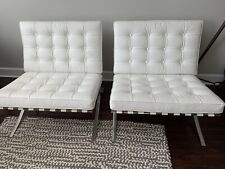 Barcelona chairs white for sale  Richmond Hill