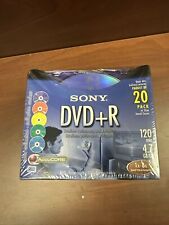 Sony DVD+R Pacote com 19, 120 Min., 4,7 GB, Novo comprar usado  Enviando para Brazil