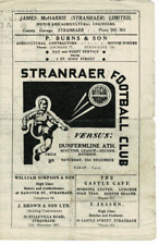Stranraer dunfermline athletic for sale  PRESTONPANS