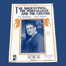 Partituras vintage dos argentinos musical gregos portugueses cinquenta e cinquenta 1921, usado comprar usado  Enviando para Brazil