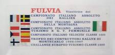 Lancia fulvia adesivo for sale  Shipping to Ireland