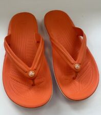 Crocs orange flip for sale  READING