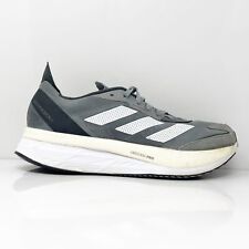 Adidas Mens Adizero Boston 11 GV7069 Gray Running Shoes Sneakers Size 12, used for sale  Shipping to South Africa