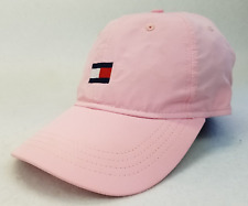 Boné Tommy Hilfiger rosa tamanho único ajustável gancho e laço frente traseira caixa de sucesso comprar usado  Enviando para Brazil