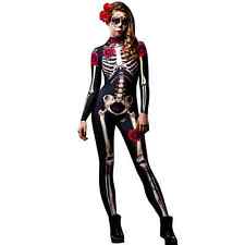 Skeleton bodysuit sugarskull for sale  Folsom