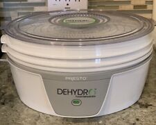Presto Dehydro Food Dehydrator Model 0630001 White 4 Trays Excellent Condition for sale  Shipping to South Africa