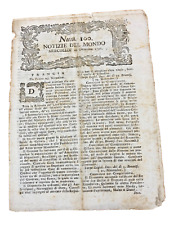 1796 giornale originale usato  Montespertoli