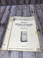 Combinación nevera congelador Signature Montgomery Ward Service UFO-2139a 2149a. segunda mano  Embacar hacia Argentina