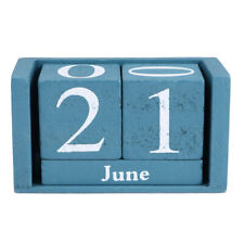 Wooden block calendar for sale  Shipping to Ireland