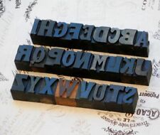 Alphabet 1.06 letterpress for sale  Shipping to Ireland