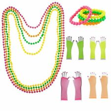 Neon beads necklace for sale  UK