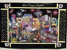 Usado, Póster de tira del centro de la ciudad de las luces de Las Vegas alrededor de 1998 - 24 x 37 7/8 segunda mano  Embacar hacia Argentina