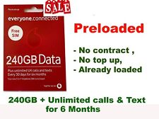 240gb vodafone data for sale  LONDON