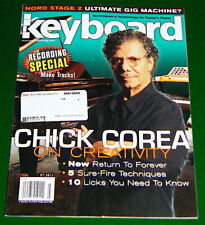 CHICK COREA, Forever, NORD STAGE 2 Gig, Teclado Licks To Know em 2011 Magazine comprar usado  Enviando para Brazil