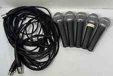 (LOTE DE 5) Microfone Vocal Dinâmico Shure SM58 Microfone com Fio comprar usado  Enviando para Brazil