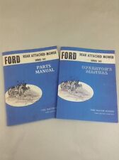 Used, FORD SERIES 501 REAR ATTACHED MOWER OPERATORS OWNERS PARTS MANUAL SET BAR SICKLE for sale  Shipping to Canada