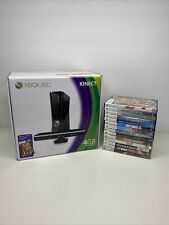 Microsoft Xbox 360 with Kinect 4GB Black Console Bundle with 14 Games!-HUGE LOT! for sale  Thompsons Station