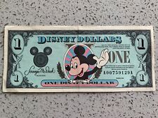 Disney dollar note for sale  OBAN