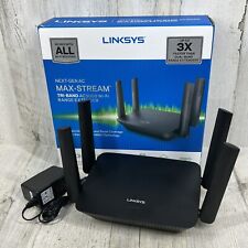 Linksys RE9000 Black Next Gen AC Max Stream Tri-Band AC3000 WIFI Range Extender for sale  Shipping to South Africa