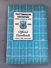 Tottenham hotspur handbook for sale  ROCHFORD