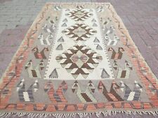 Tapete turco Kilim, tapetes de área, tapete de lã tapete de chão feito à mão tapete de quarto 41"x71" comprar usado  Enviando para Brazil