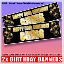 Personalised birthday banner for sale  GLASGOW