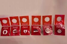 Conjunto de 6 pinos de construção 2012 olímpica de Londres Coca-Cola marco, usado comprar usado  Enviando para Brazil