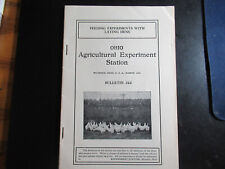 1918 feeding experiments for sale  Columbia City