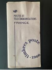 France 1966 COLLECTION ANNUELLE TIMBRE FRANCAIS LIVRE DES TIMBRES DE L'ANNEE comprar usado  Enviando para Brazil